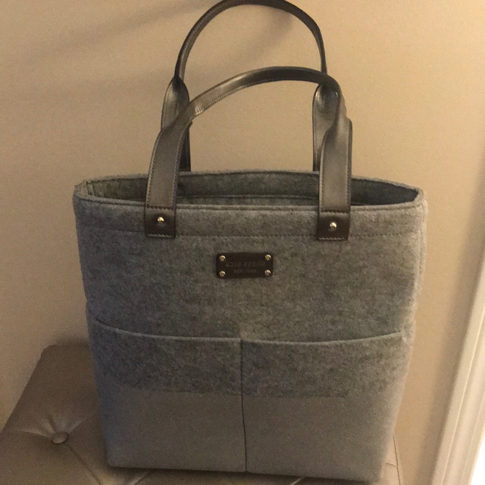 Kate Spade Gray and Silver Tote